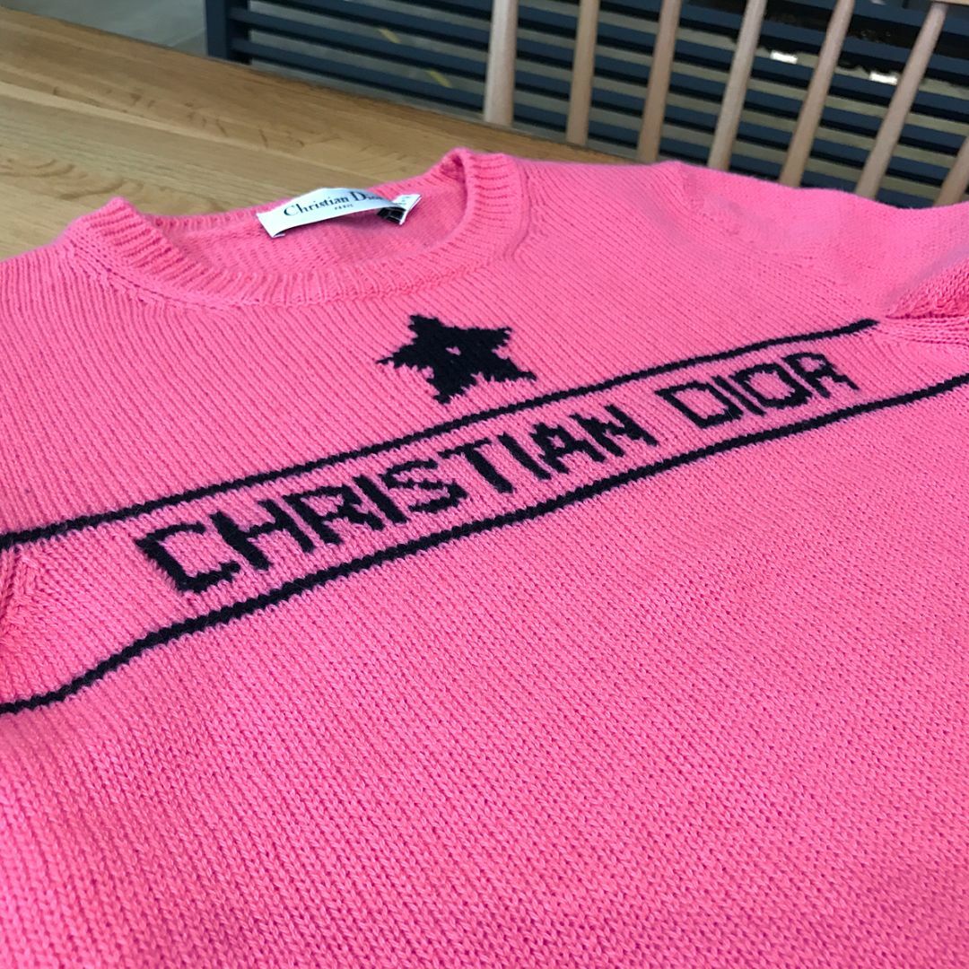 Christian Dior - 超美品 ディオール 長袖ニット セーター Christian Dior - 超美品 ディオール 長袖ニット セーター
