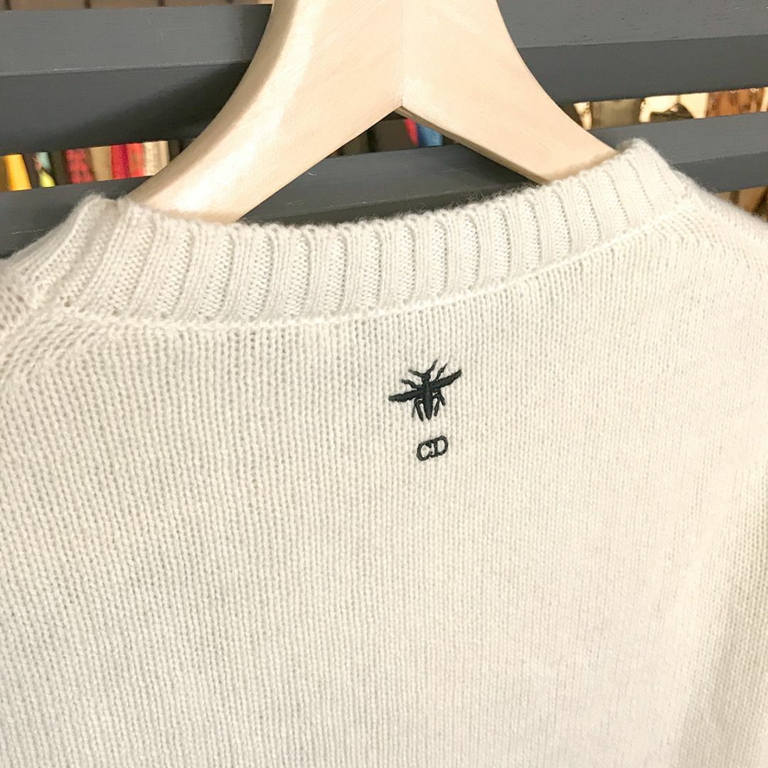 Dior - 超美品 ディオール エンブロイダリー 長袖ニット Dior - 超美品 ディオール エンブロイダリー 長袖ニット