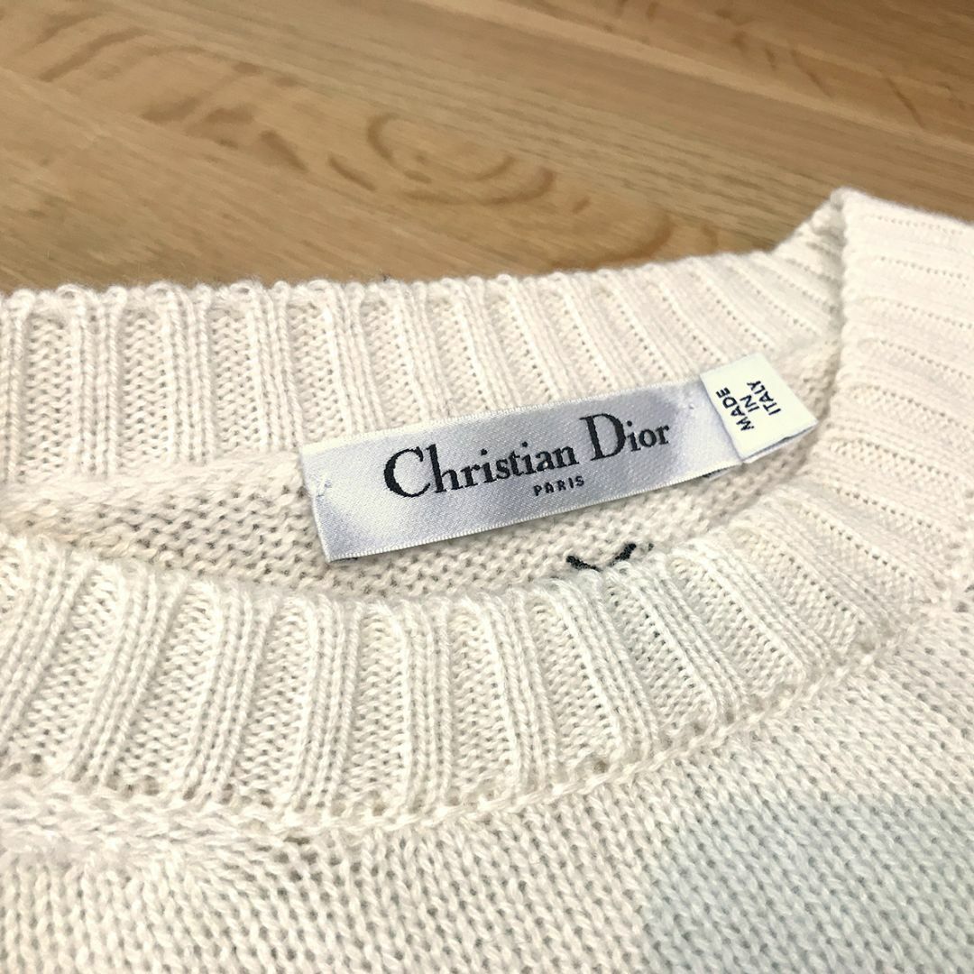 Dior - 超美品 ディオール エンブロイダリー 長袖ニット Dior - 超美品 ディオール エンブロイダリー 長袖ニット