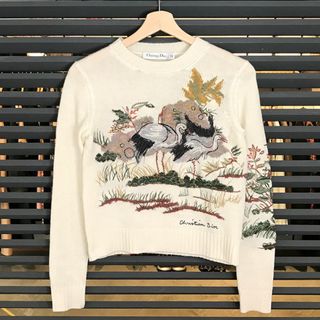 Dior - Dior 半袖 ショートスリーブセーター 半袖ニット【美品 Dior - Dior 半袖 ショートスリーブセーター 半袖ニット【美品