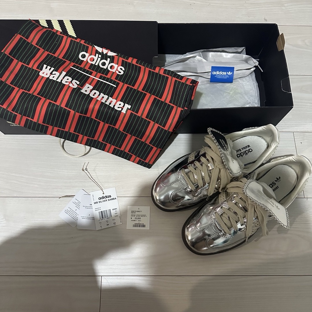 adidas - adidas wales bonner samba シルバーの通販 by LA adidas - adidas wales bonner samba シルバーの通販 by LA