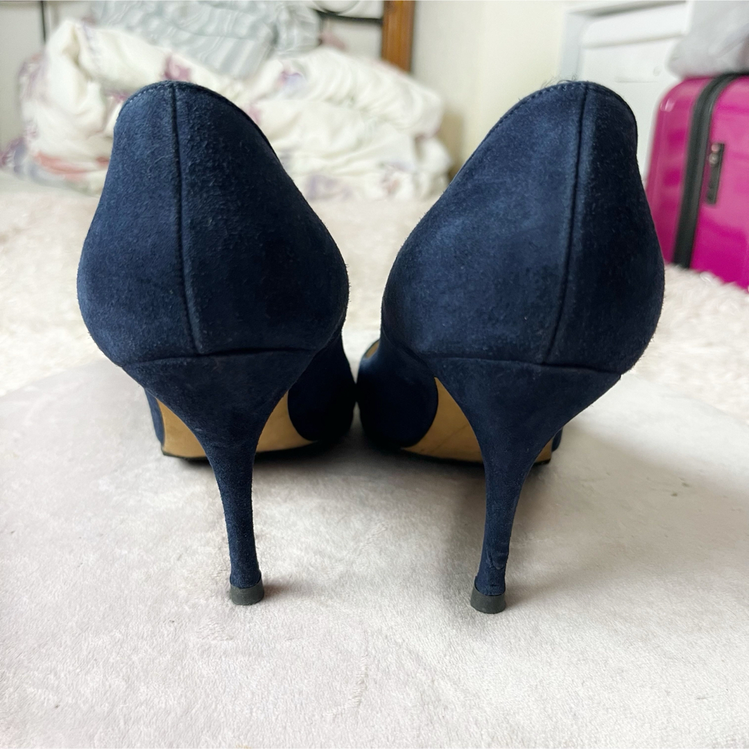 MANOLO BLAHNIK - マロノブラニク スウェード パンプス MANOLO BLAHNIK - マロノブラニク スウェード パンプス