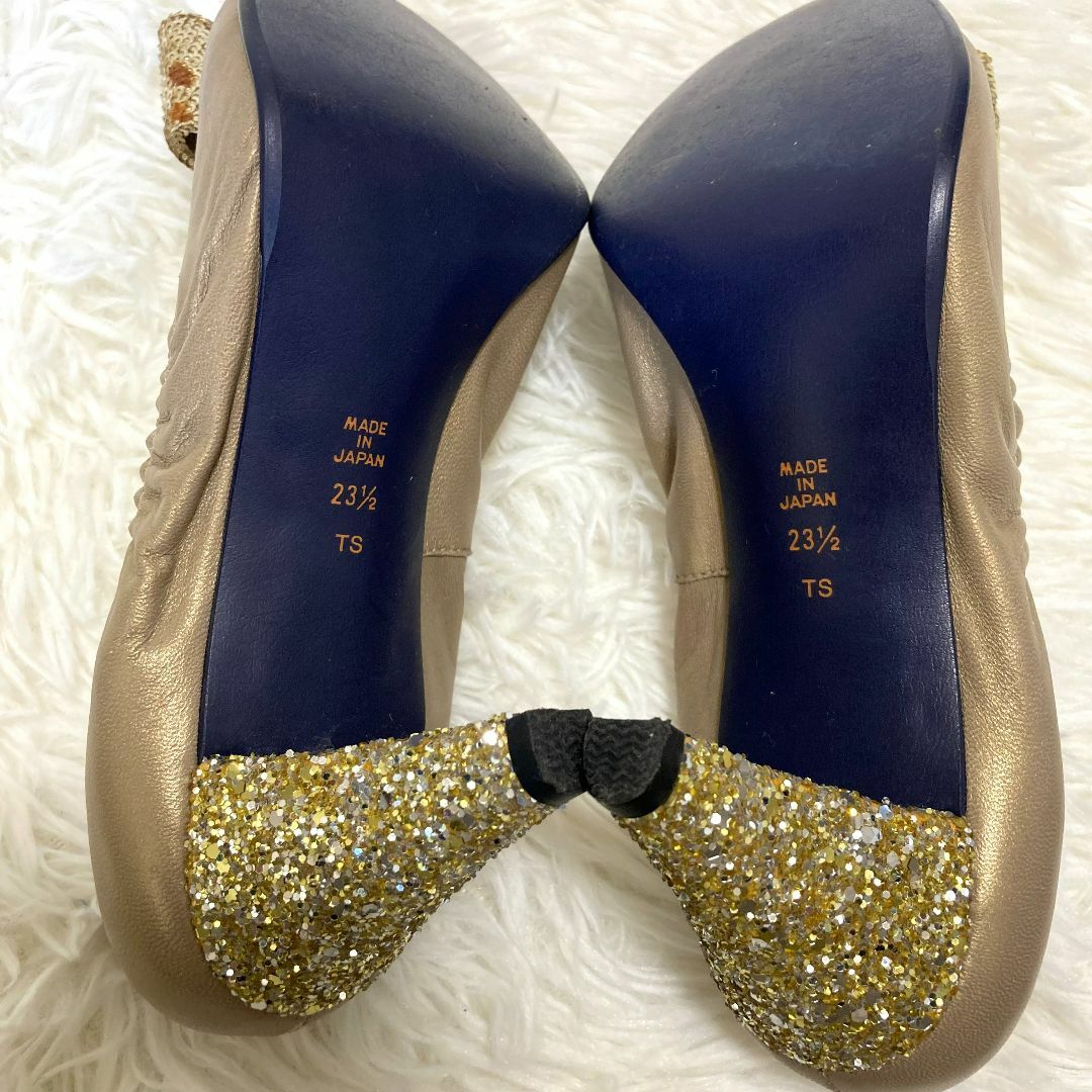 DIANA - DIANA ダイアナ パンプス 23.5㎝ ゴールド グリッター DIANA - DIANA ダイアナ パンプス 23.5㎝ ゴールド グリッター