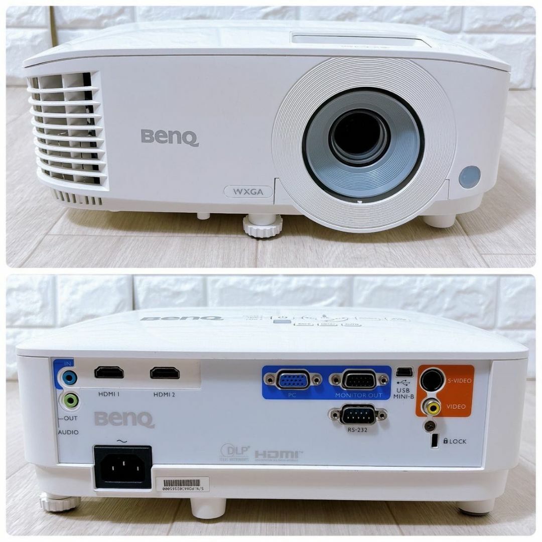 BENQ - BenQ ベンキュー プロジェクター MW550 ランプ時間15時間 BENQ - BenQ ベンキュー プロジェクター MW550 ランプ時間15時間