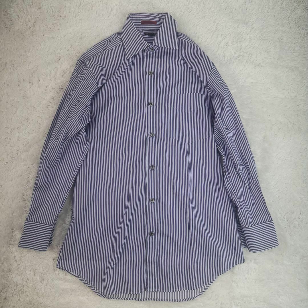 Paul Smith - ポールスミス 長袖 ストライプシャツ 紫 S バイ Paul Smith - ポールスミス 長袖 ストライプシャツ 紫 S バイ