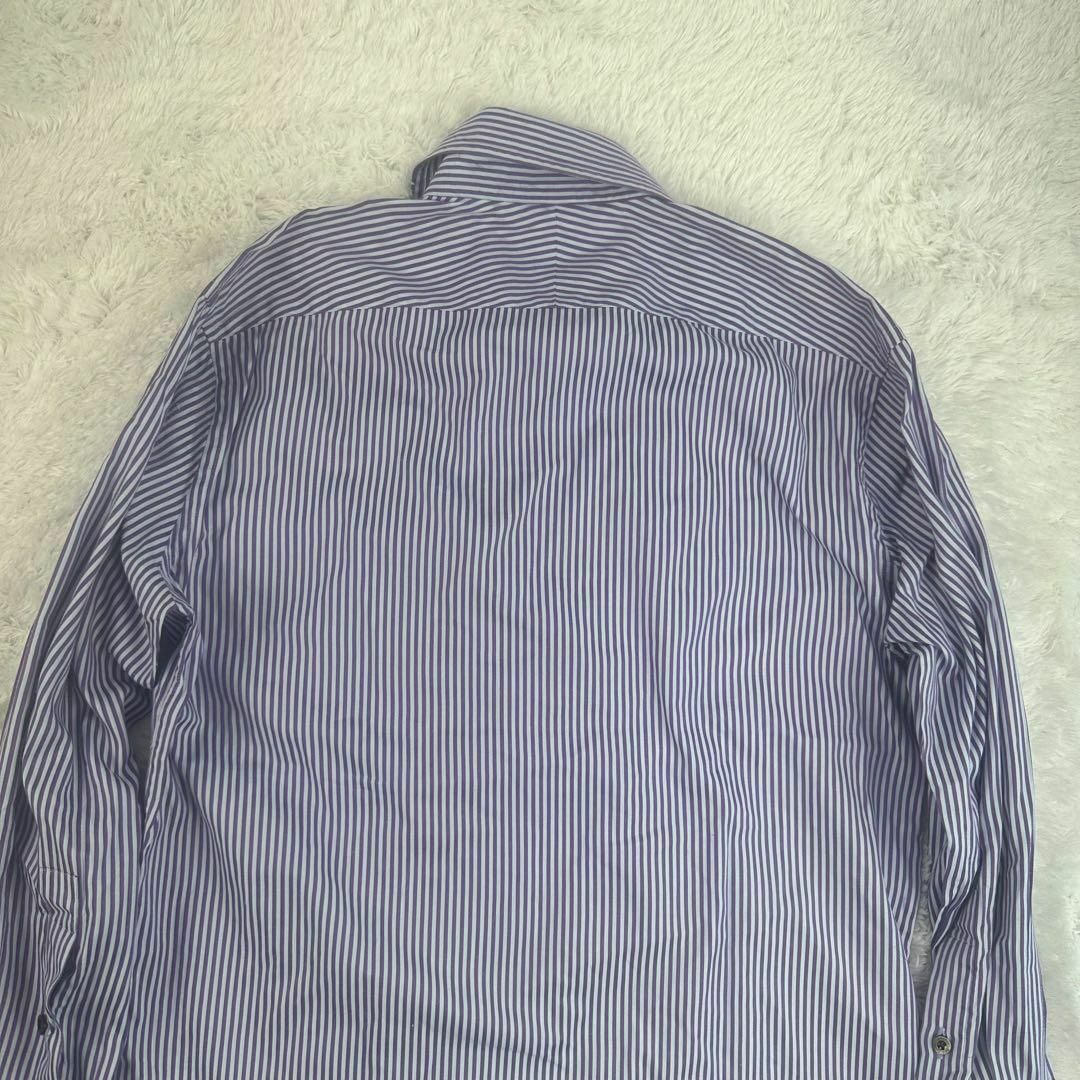 Paul Smith - ポールスミス 長袖 ストライプシャツ 紫 S バイ Paul Smith - ポールスミス 長袖 ストライプシャツ 紫 S バイ