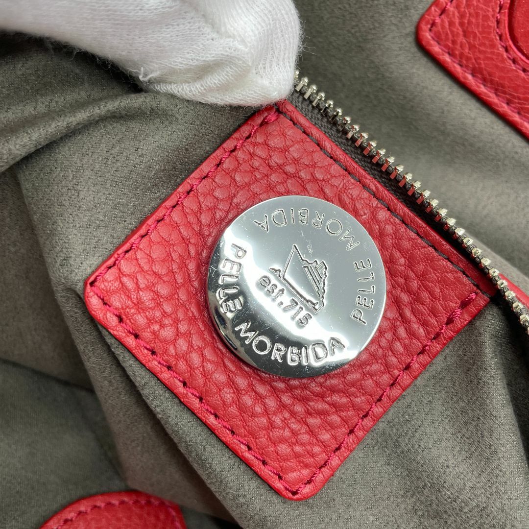 PELLE MORBIDA - 美品 ペッレ モルビダ ショルダーバッグ レザー PELLE MORBIDA - 美品 ペッレ モルビダ ショルダーバッグ レザー