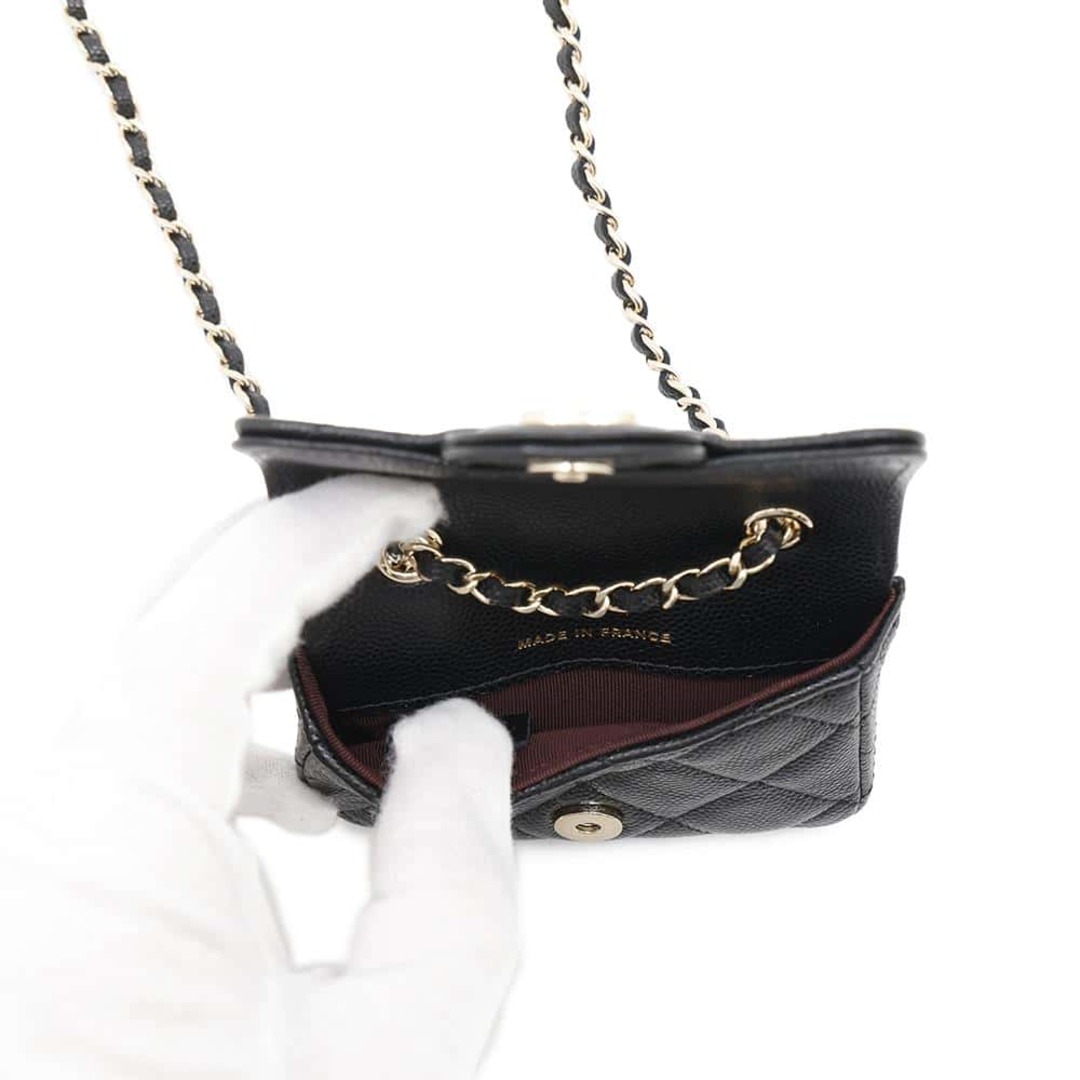 CHANEL - シャネル ウエストポーチ ベルトバッグ キャビアスキン CHANEL - シャネル ウエストポーチ ベルトバッグ キャビアスキン