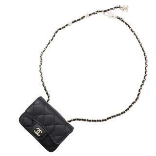 CHANEL(ボディバッグ/ウエストポーチ ・ ブラック/黒色系)の CHANEL(ボディバッグ/ウエストポーチ ・ ブラック/黒色系)の