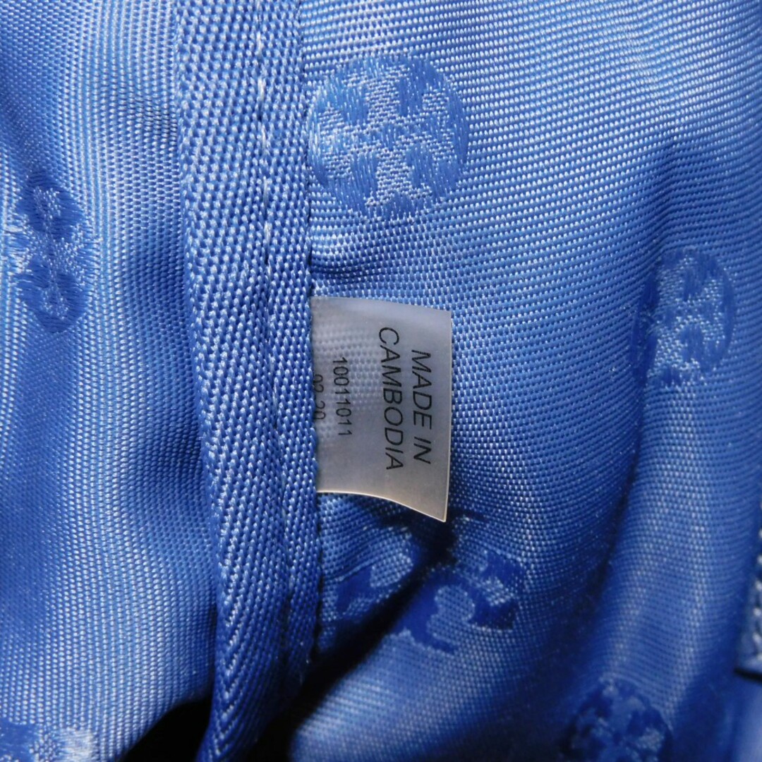 Tory Burch(トリーバーチ)のTory Burch トリーバーチ エラ デイパック カーフ 2WAY ハンドバッグ ダブルT ロゴ ナイロン ブルー リュックサック バックパック 55113 レディースのバッグ(リュック/バックパック)の商品写真