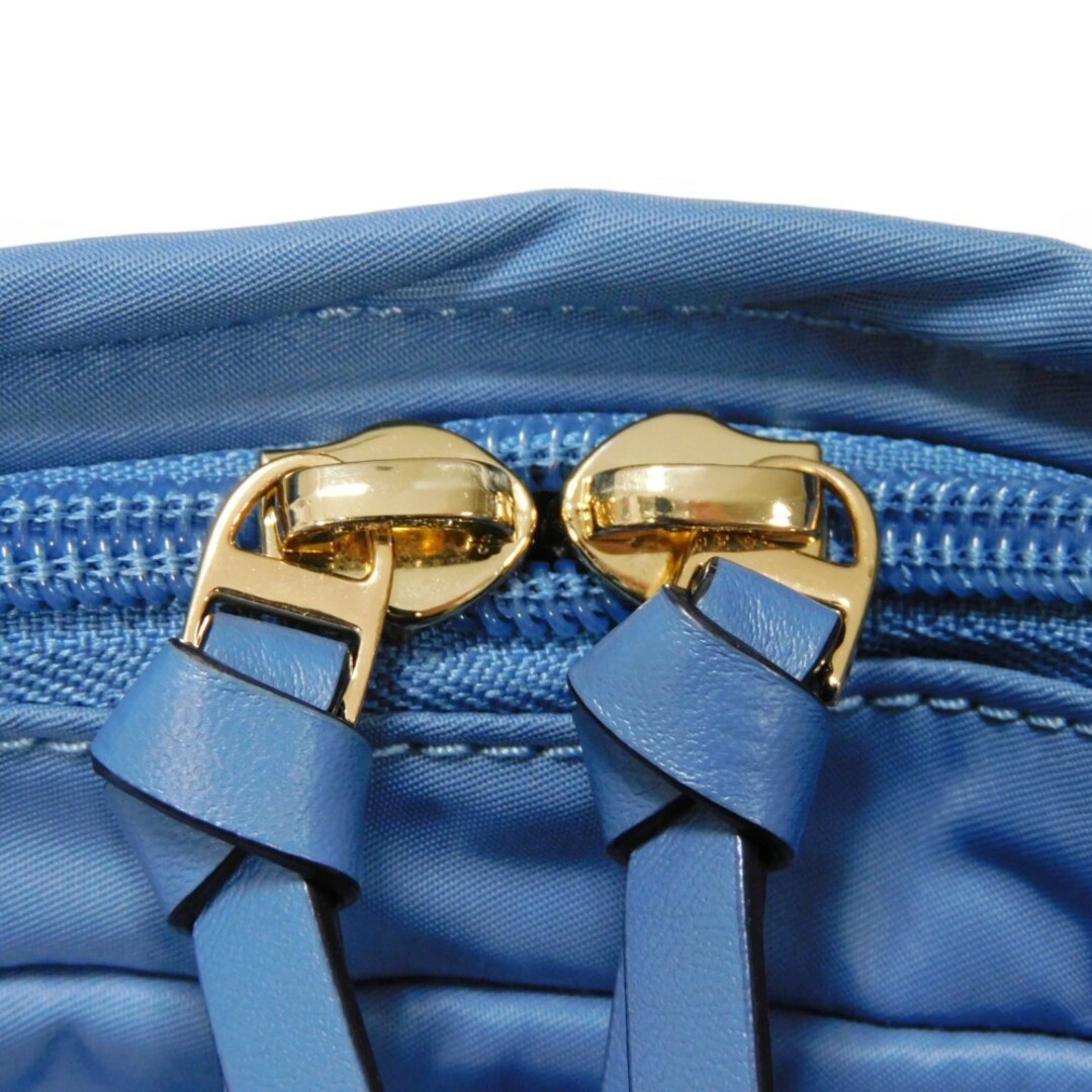 Tory Burch(トリーバーチ)のTory Burch トリーバーチ エラ デイパック カーフ 2WAY ハンドバッグ ダブルT ロゴ ナイロン ブルー リュックサック バックパック 55113 レディースのバッグ(リュック/バックパック)の商品写真