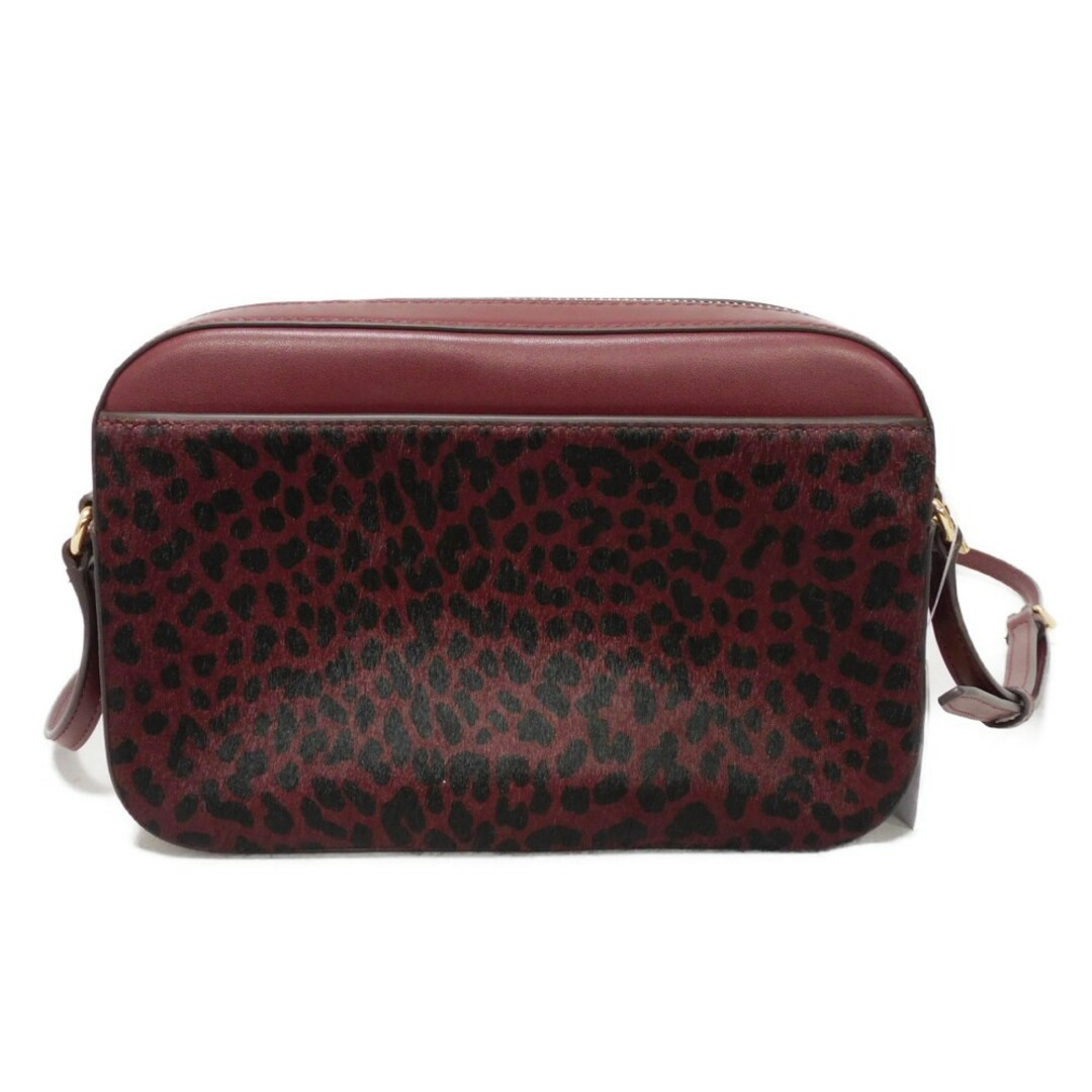 MICHAEL KORS(マイケルコース)のMichael Kors マイケルコース ジェット セット アイテム アニマル クロスボディ 未使用 ロゴ メタル ハラコ オックスブラッド ショルダーバッグ 35F4GTTC9H レディースのバッグ(ショルダーバッグ)の商品写真