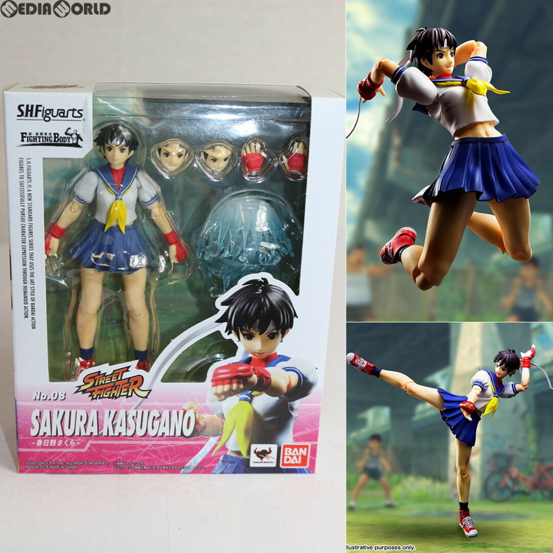 BANDAI - S.H.Figuarts(フィギュアーツ) 春日野さくら(かすがのさくら) ストリートファイターIV 完成品 可動フィギュア バンダイ
