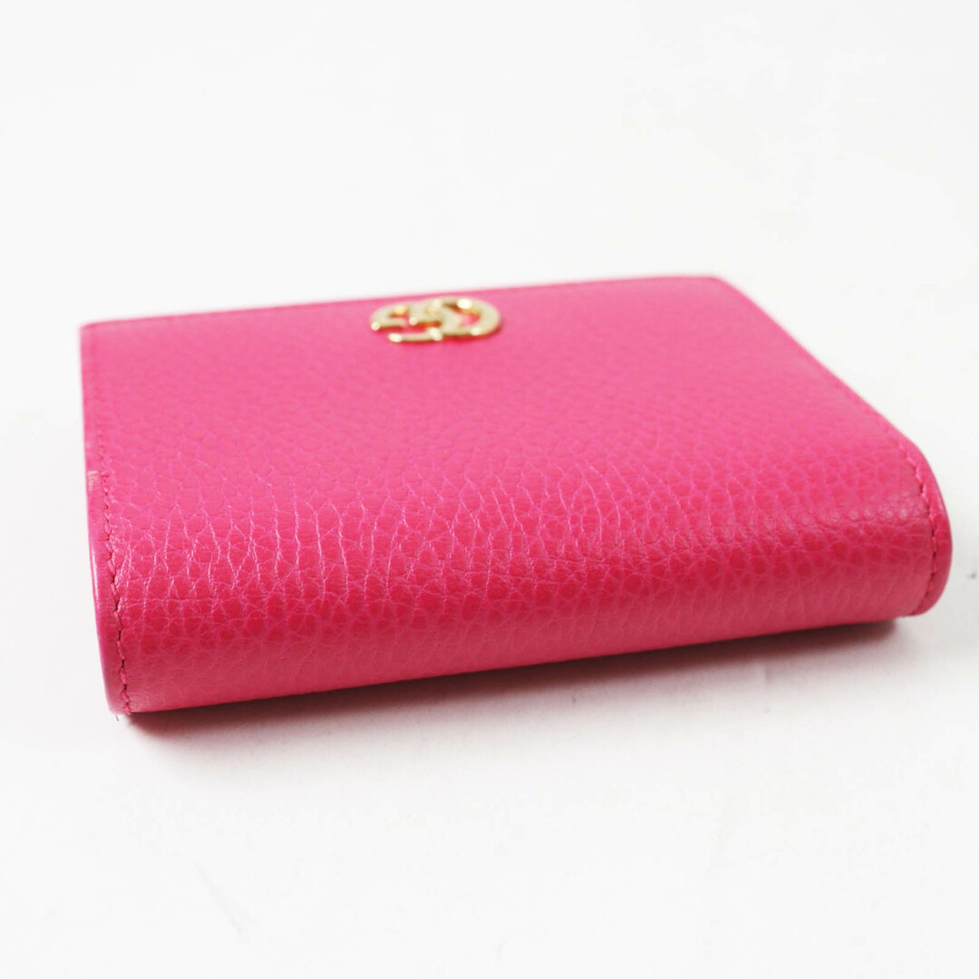GUCCI - 極美品◎GUCCI グッチ 456126 GGマーモント レザー ミニ GUCCI - 極美品◎GUCCI グッチ 456126 GGマーモント レザー ミニ