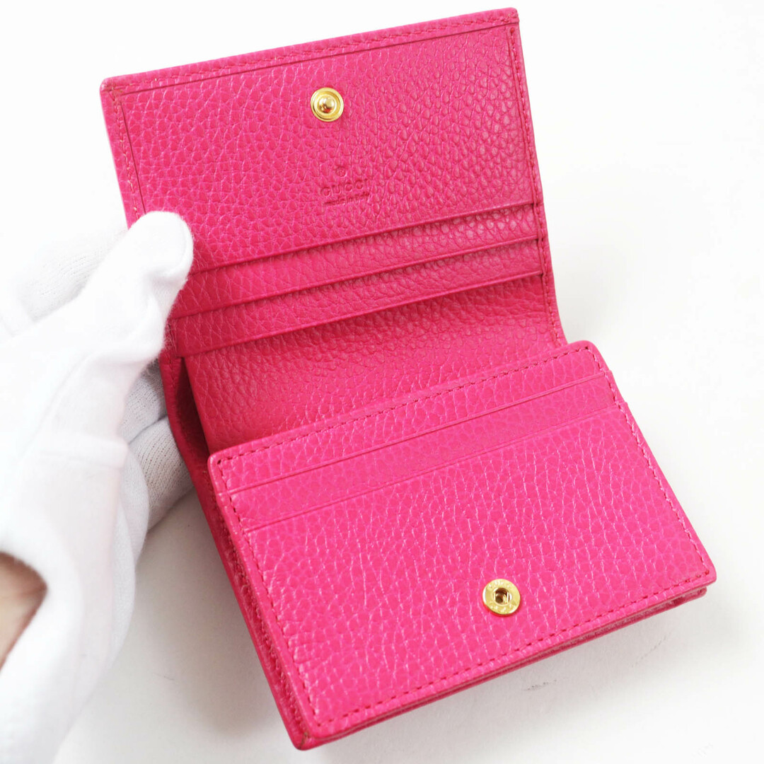 GUCCI - 極美品◎GUCCI グッチ 456126 GGマーモント レザー ミニ GUCCI - 極美品◎GUCCI グッチ 456126 GGマーモント レザー ミニ