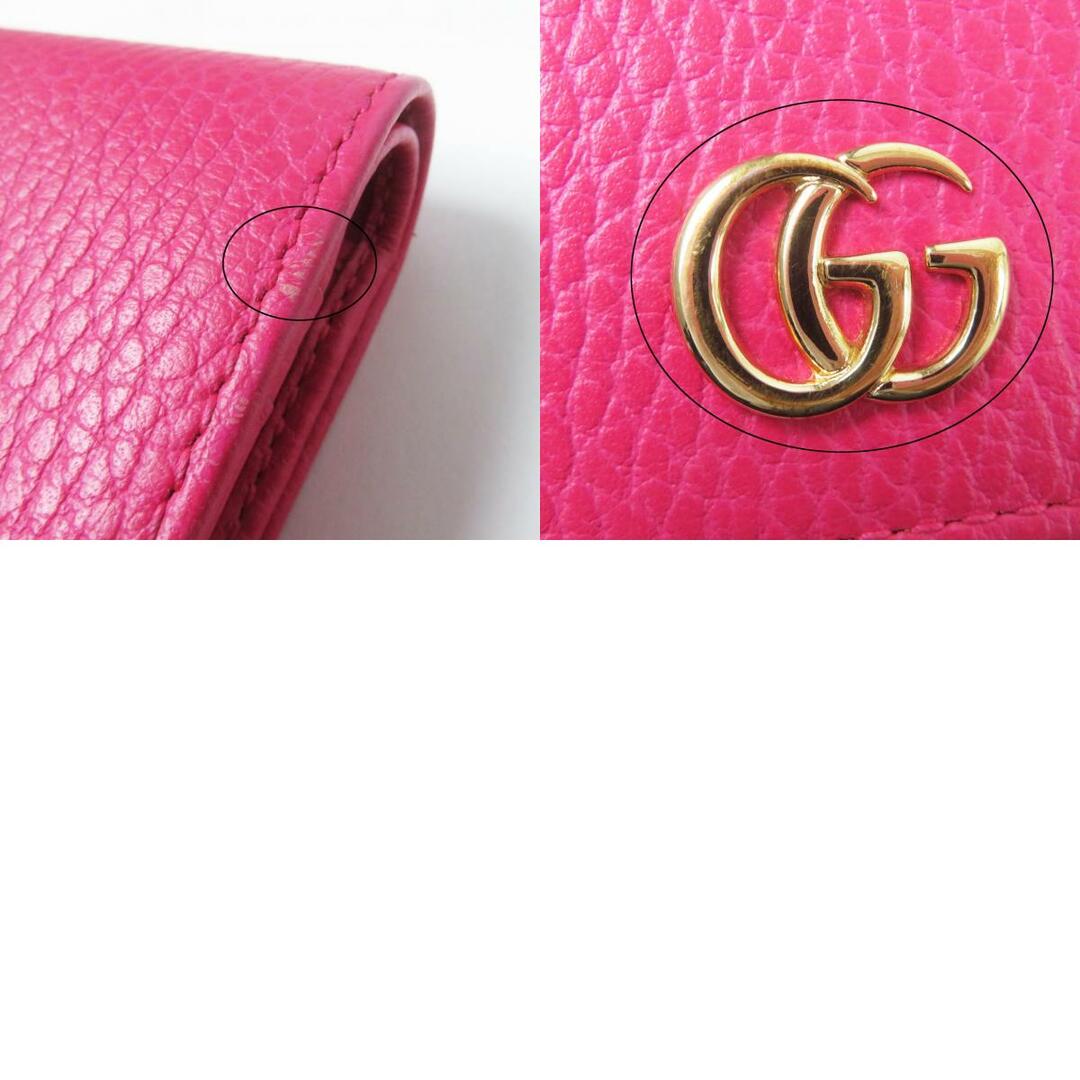 GUCCI - 極美品◎GUCCI グッチ 456126 GGマーモント レザー ミニ GUCCI - 極美品◎GUCCI グッチ 456126 GGマーモント レザー ミニ