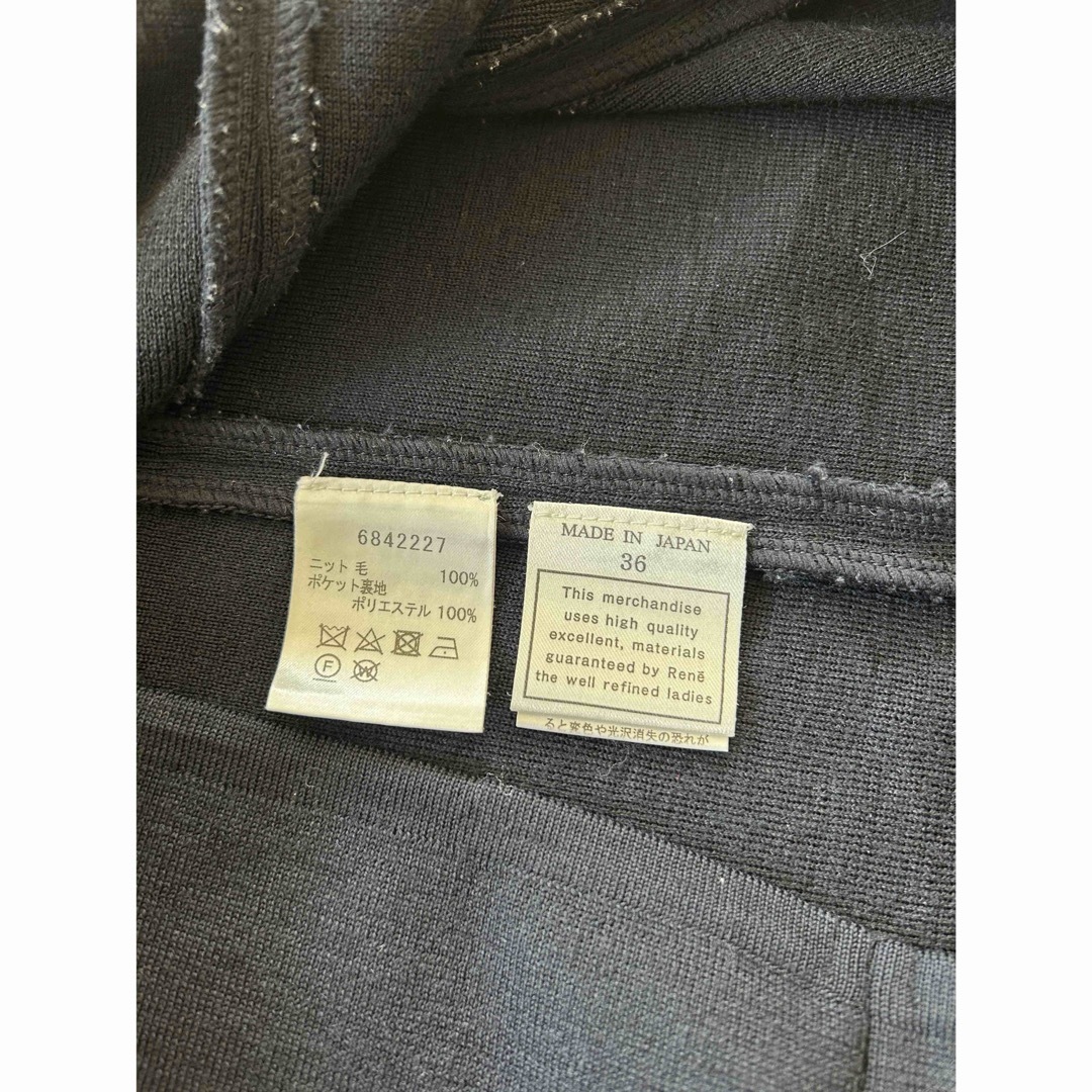 René - Rene ワンピース ネイビー 36の通販 by さくらんぼ's René - Rene ワンピース ネイビー 36の通販 by さくらんぼ's