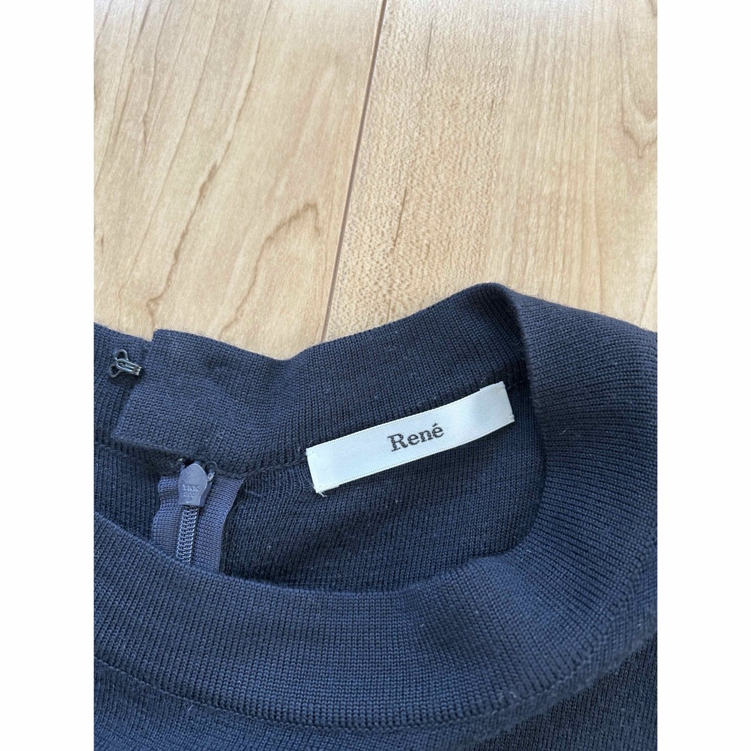 René - Rene ワンピース ネイビー 36の通販 by さくらんぼ's René - Rene ワンピース ネイビー 36の通販 by さくらんぼ's