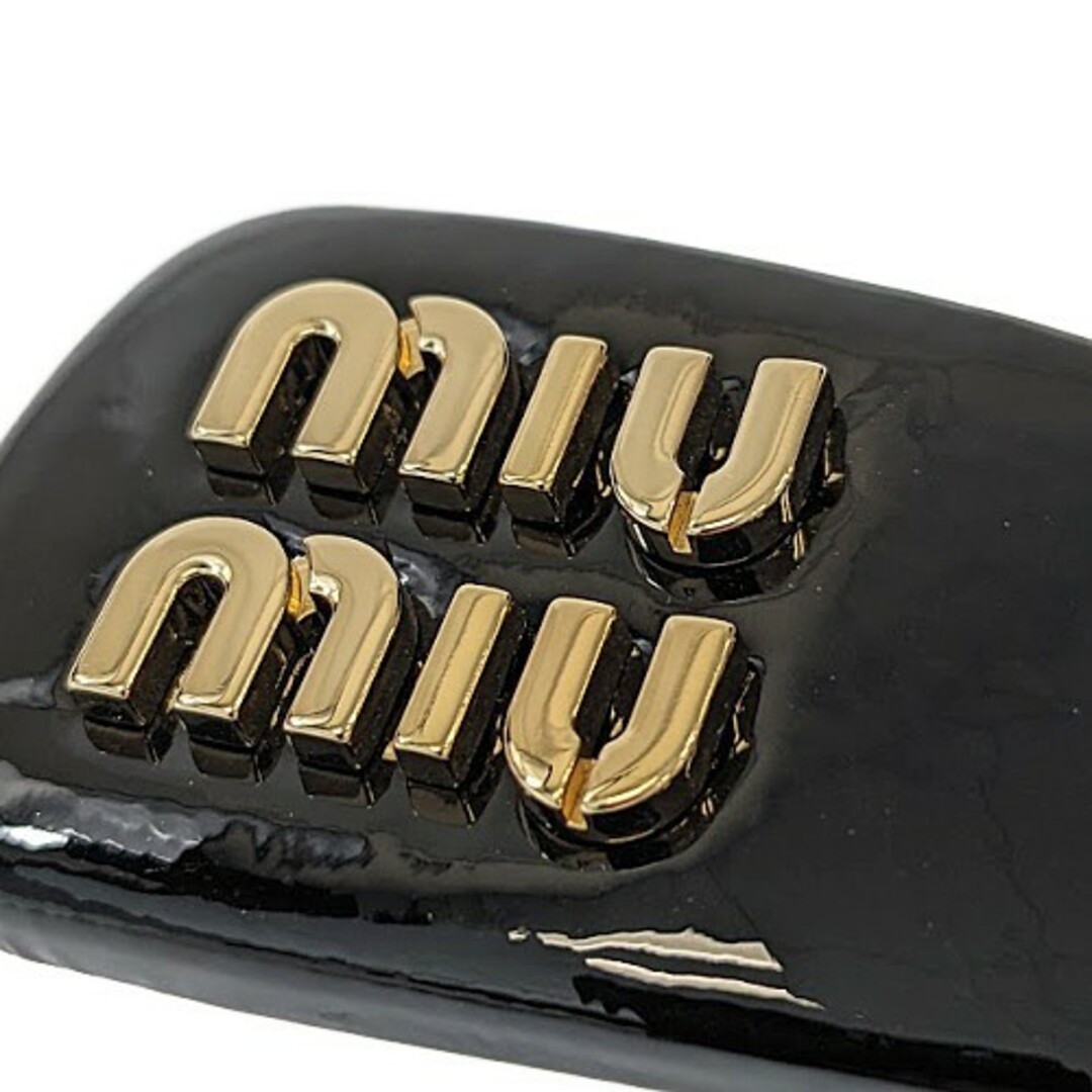 MIU MIU - MIUMIU パテントレザー ヘアクリップ 5IF092の通販 by MIU MIU - MIUMIU パテントレザー ヘアクリップ 5IF092の通販 by