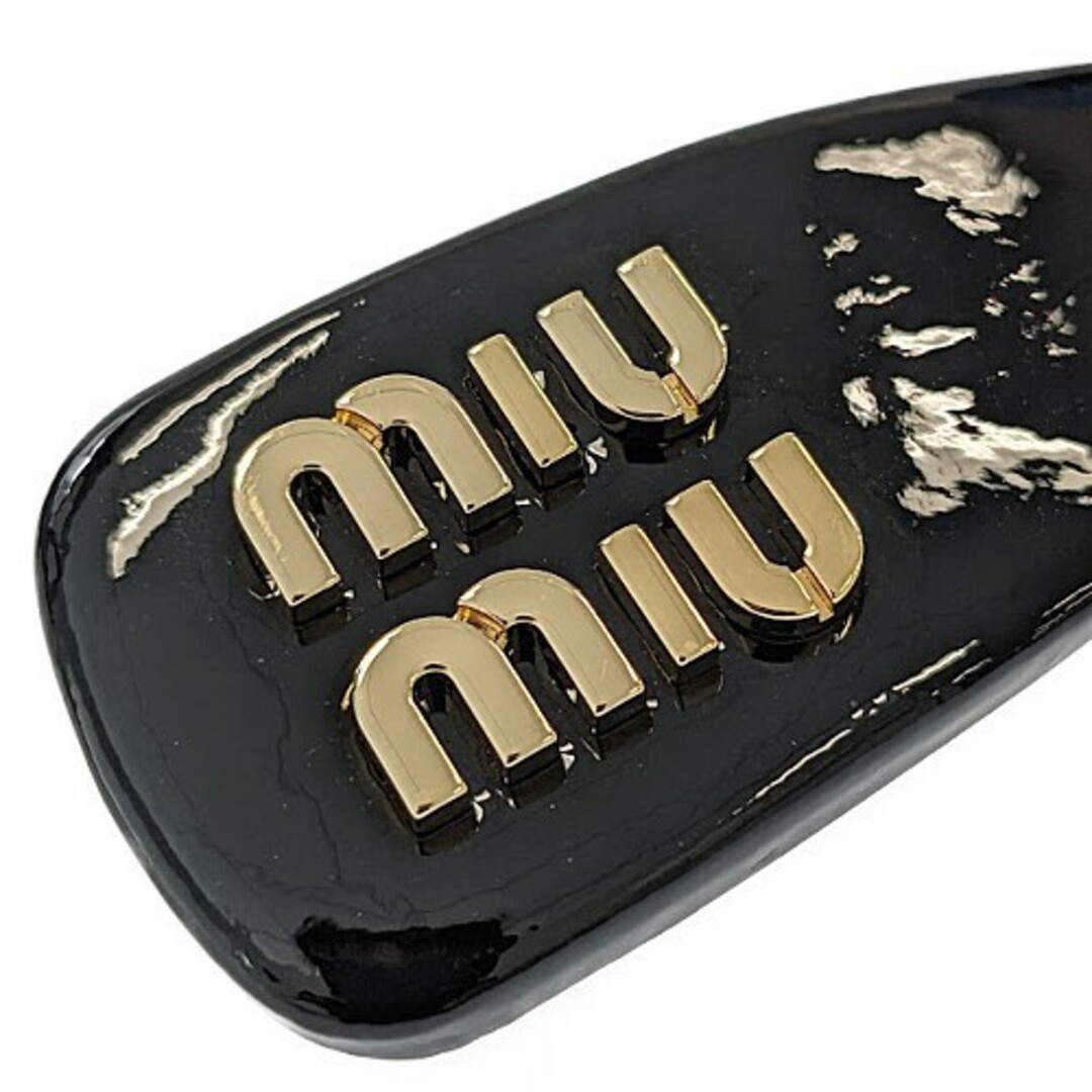 MIU MIU - MIUMIU パテントレザー ヘアクリップ 5IF092の通販 by MIU MIU - MIUMIU パテントレザー ヘアクリップ 5IF092の通販 by