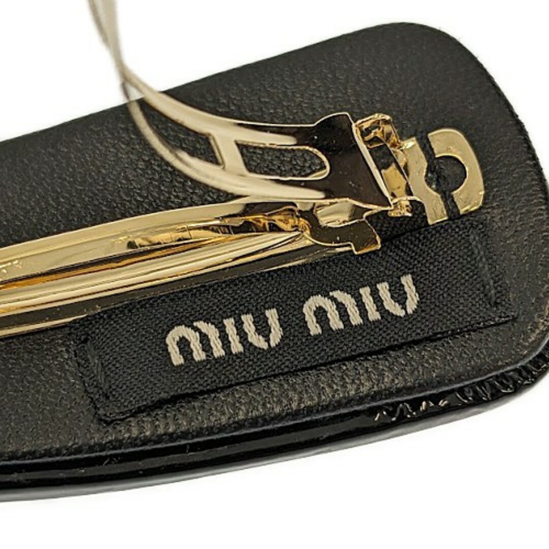 MIU MIU - MIUMIU パテントレザー ヘアクリップ 5IF092の通販 by MIU MIU - MIUMIU パテントレザー ヘアクリップ 5IF092の通販 by