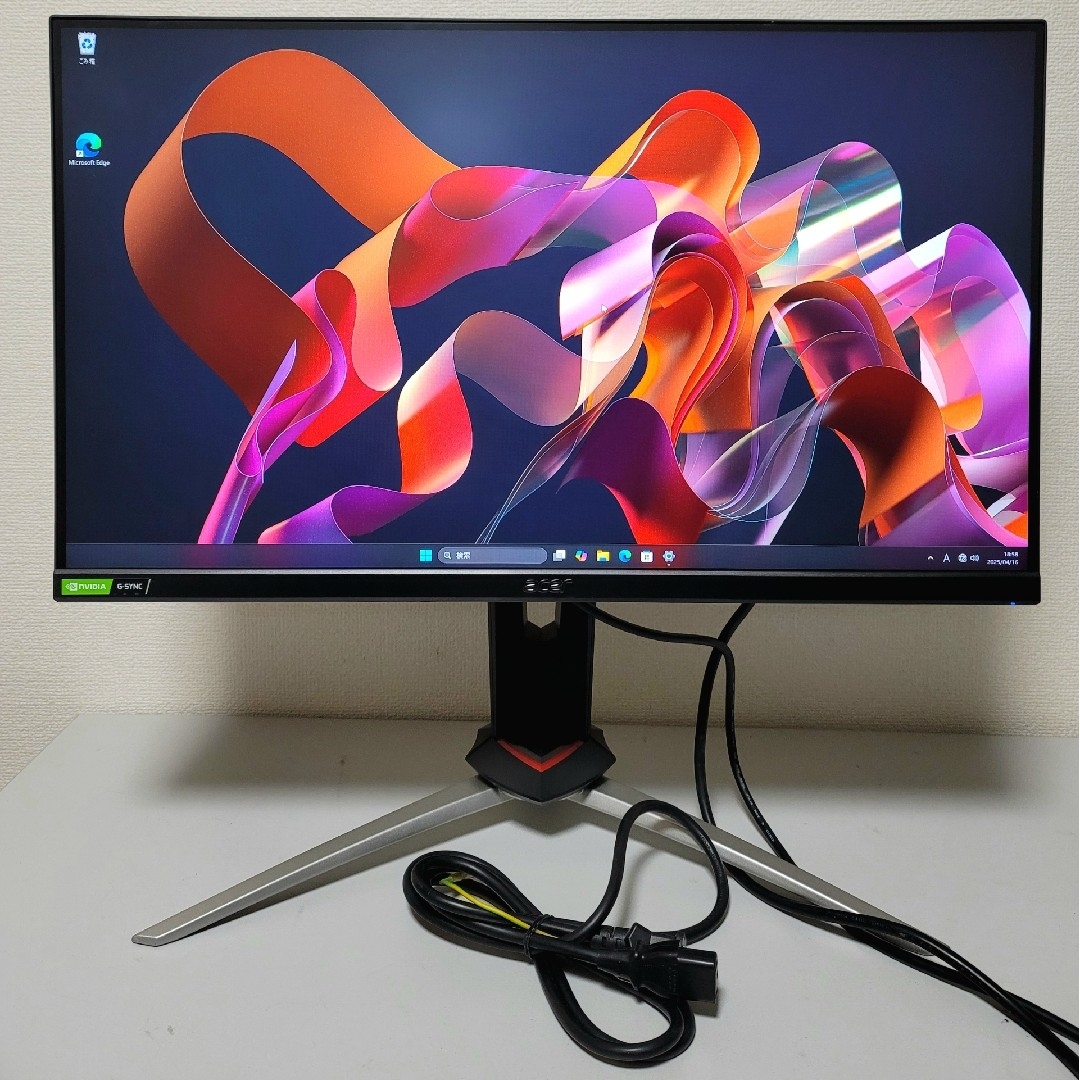 美品 Acer XV253QXbmiiprzx 240Hz ゲーミングモニターの通販 by 美品 Acer XV253QXbmiiprzx 240Hz ゲーミングモニターの通販 by