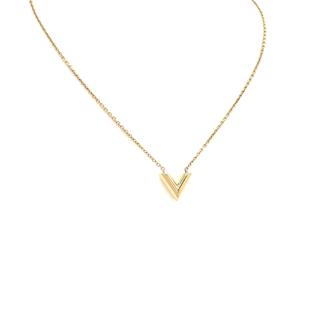 LOUIS VUITTON - ルイヴィトン M61083 ネックレス エセンシャル LOUIS VUITTON - ルイヴィトン M61083 ネックレス エセンシャル