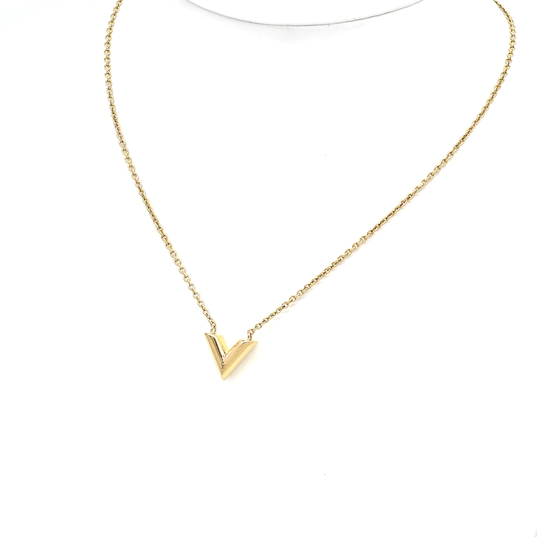 LOUIS VUITTON - ルイヴィトン M61083 ネックレス エセンシャル LOUIS VUITTON - ルイヴィトン M61083 ネックレス エセンシャル