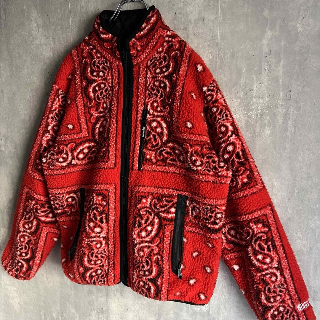 Supreme - Supreme シュプリーム REVERSIBLE BANDANA FLEECEの Supreme - Supreme シュプリーム REVERSIBLE BANDANA FLEECEの