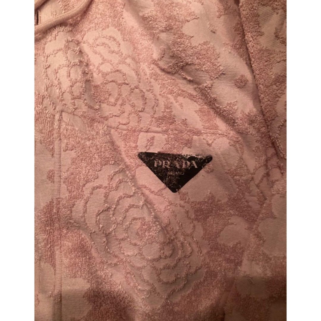 PRADA - prada 花柄パーカー ピンクの通販 by ria's shop PRADA - prada 花柄パーカー ピンクの通販 by ria's shop