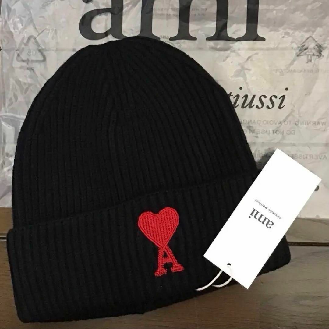 AMI PARIS|アミパリス ニット帽 ビーニーの通販 by お AMI PARIS|アミパリス ニット帽 ビーニーの通販 by お