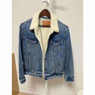 リーバイス(Levi's)のLevi'sボアデニムジャケット インディゴブルー(Gジャン/デニムジャケット)