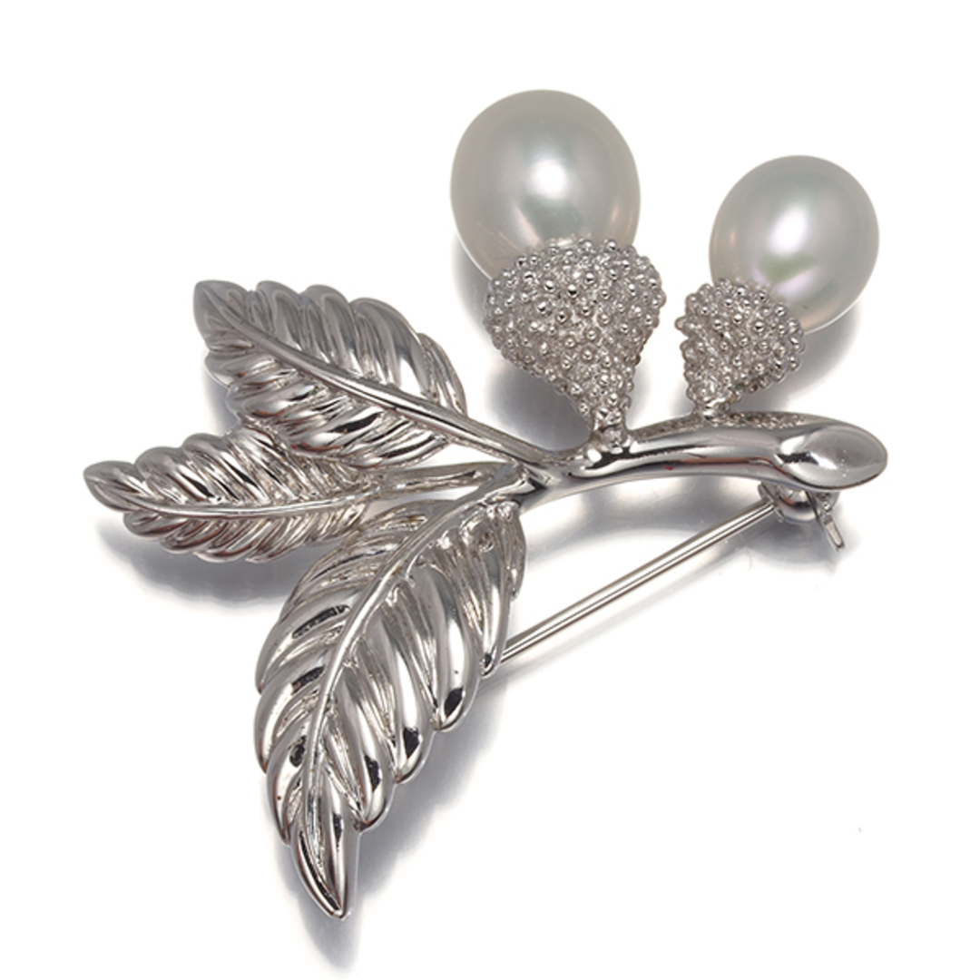 MIKIMOTO - ミキモト ブローチ パール 真珠 7.4-8.4mm どんぐり MIKIMOTO - ミキモト ブローチ パール 真珠 7.4-8.4mm どんぐり