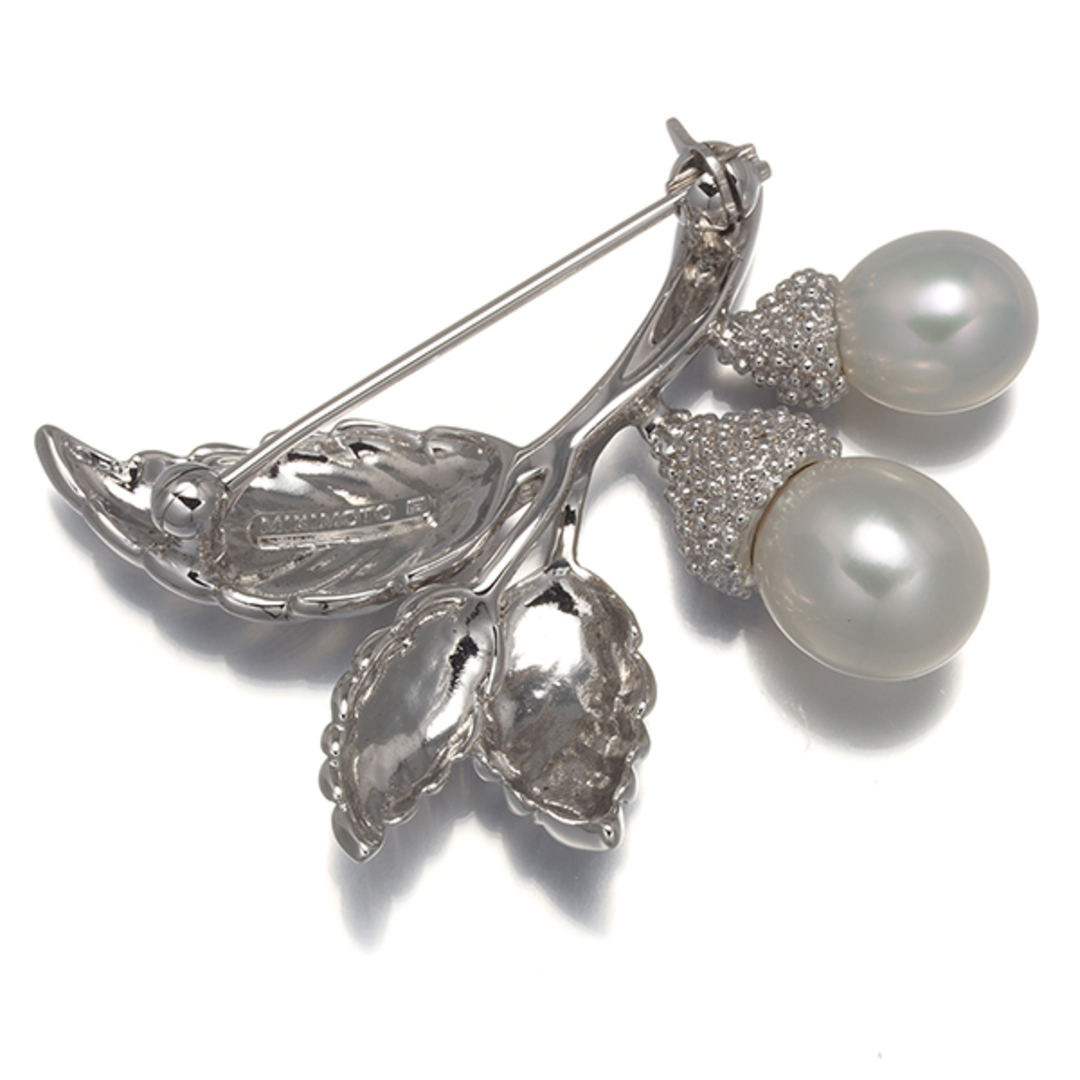 MIKIMOTO - ミキモト ブローチ パール 真珠 7.4-8.4mm どんぐり MIKIMOTO - ミキモト ブローチ パール 真珠 7.4-8.4mm どんぐり