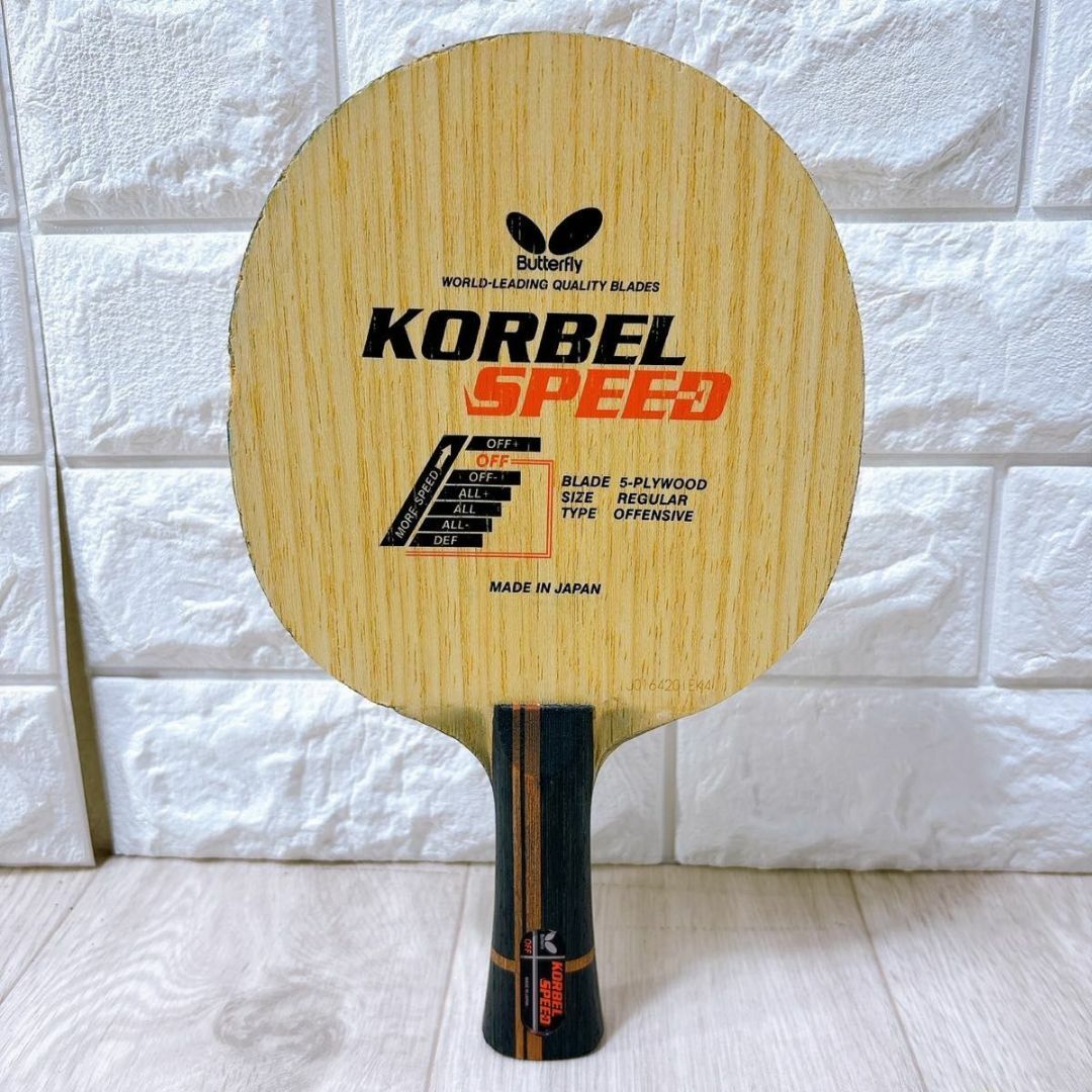 BUTTERFLY - 廃盤品 バタフライ KORBEL SPEED 卓球ラケット BUTTERFLY - 廃盤品 バタフライ KORBEL SPEED 卓球ラケット