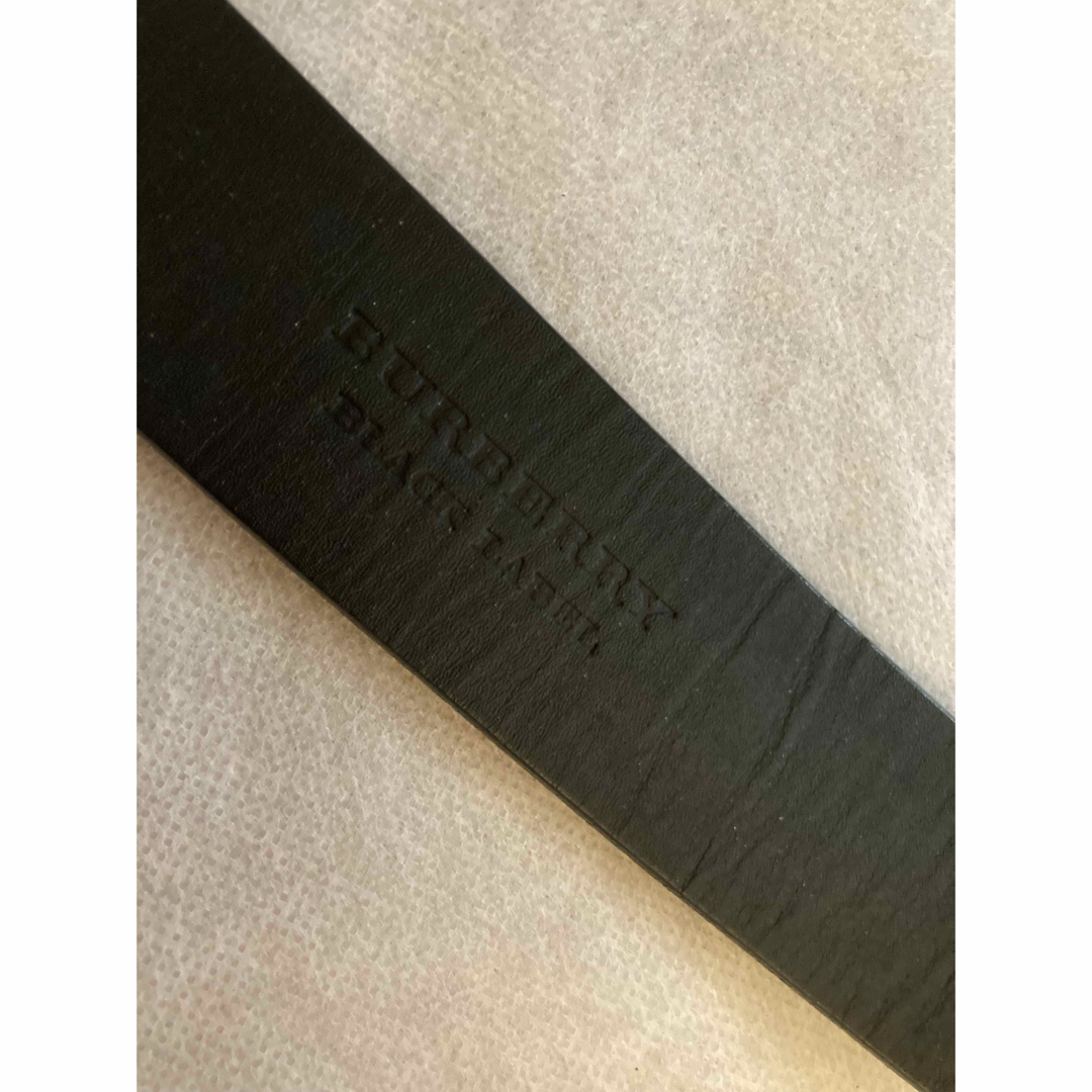 BURBERRY BLACK LABEL - バーバリーブラックレーベル黒ベルト BURBERRY BLACK LABEL - バーバリーブラックレーベル黒ベルト