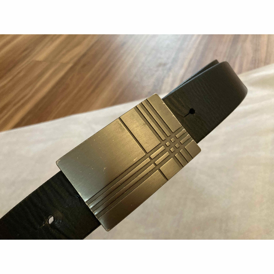 BURBERRY BLACK LABEL - バーバリーブラックレーベル黒ベルト BURBERRY BLACK LABEL - バーバリーブラックレーベル黒ベルト