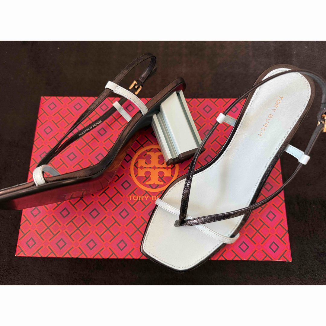 Tory Burch - 【新品未使用】トリーバーチ Tスタンプ ヒール Tory Burch - 【新品未使用】トリーバーチ Tスタンプ ヒール