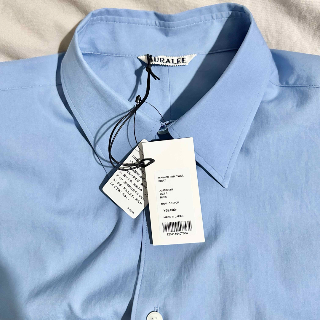 AURALEE - AURALEE WASHED FINX TWILL SHIRTの通販 by AURALEE - AURALEE WASHED FINX TWILL SHIRTの通販 by