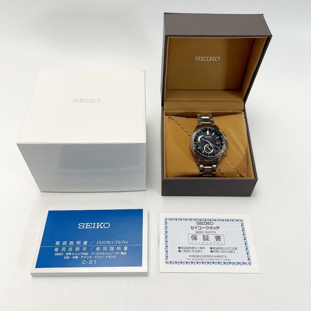 SEIKO - SEIKO セイコー ブライツ 電波ソーラー SAGA287 SEIKO - SEIKO セイコー ブライツ 電波ソーラー SAGA287