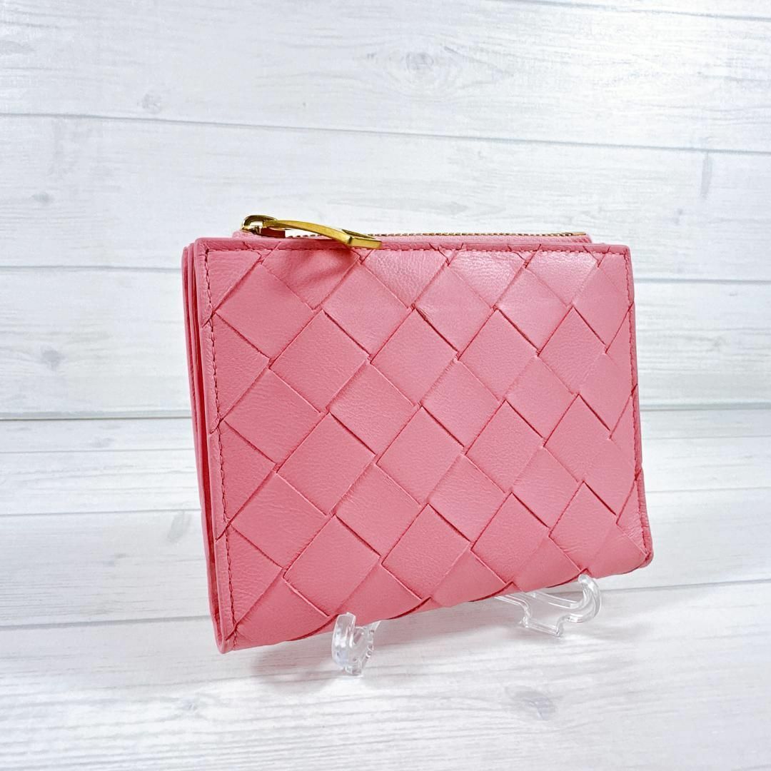 BOTTEGA VENETA - ボッテガヴェネタ イントレチャート 二つ折り BOTTEGA VENETA - ボッテガヴェネタ イントレチャート 二つ折り