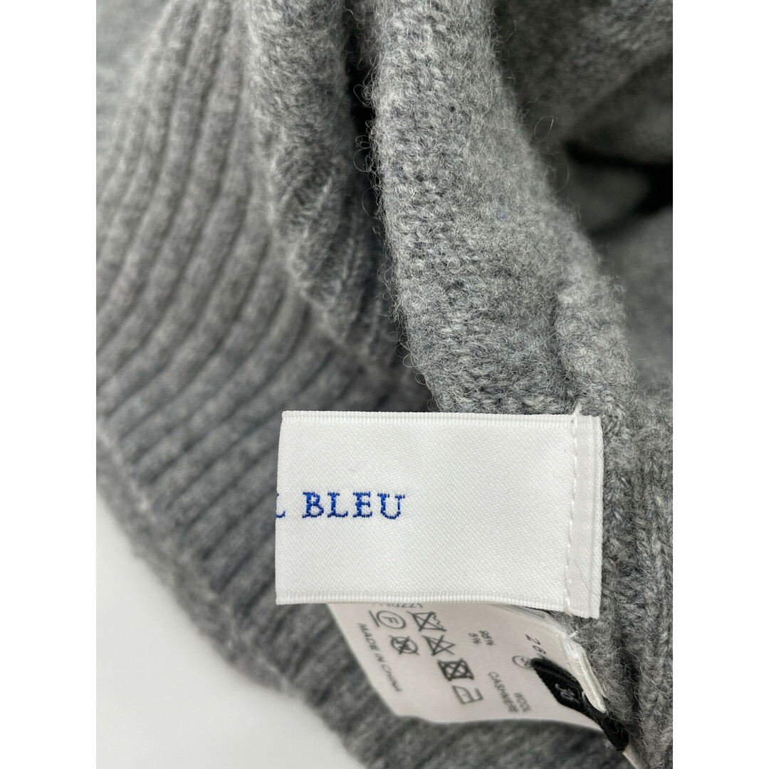 LE CIEL BLEU - ルシェルブルー 24AW グレー ウールカシミヤ タートルネックニット LE CIEL BLEU - ルシェルブルー 24AW グレー ウールカシミヤ タートルネックニット