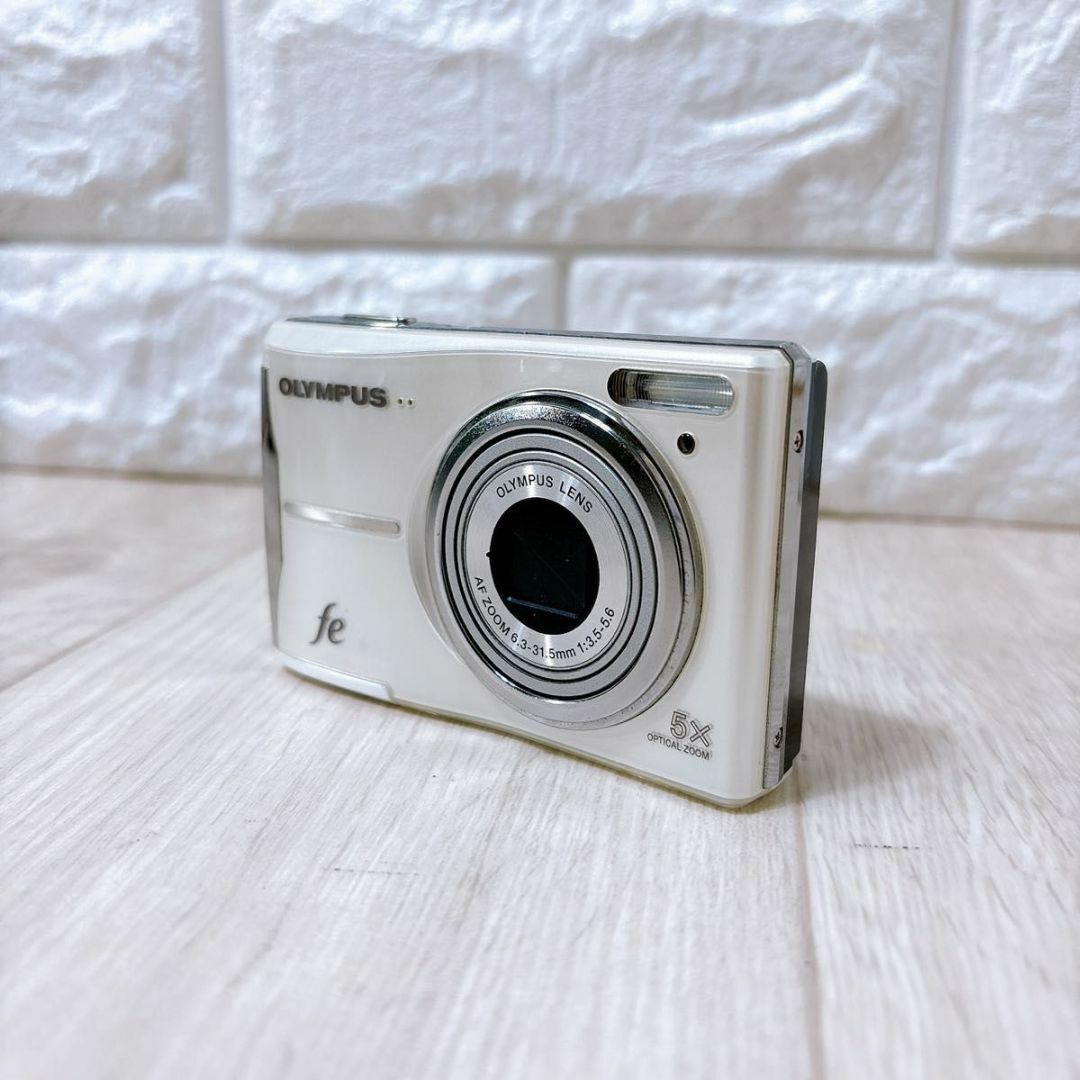 OLYMPUS - OLYMPUS コンパクトデジタルカメラ FE-46 ホワイト OLYMPUS - OLYMPUS コンパクトデジタルカメラ FE-46 ホワイト