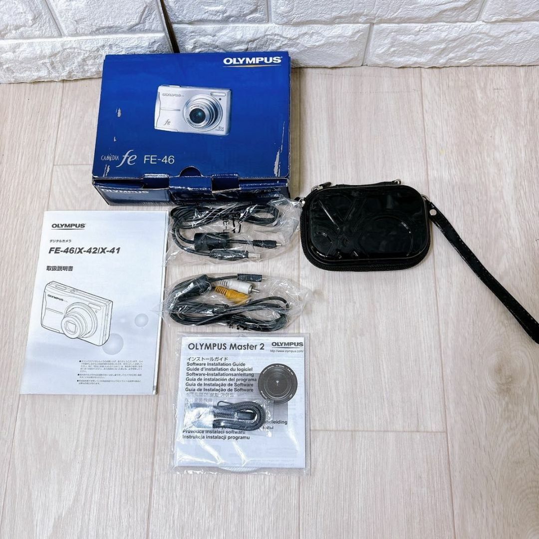 OLYMPUS - OLYMPUS コンパクトデジタルカメラ FE-46 ホワイト OLYMPUS - OLYMPUS コンパクトデジタルカメラ FE-46 ホワイト