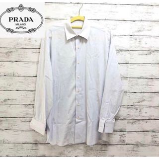 PRADA - プラダ 長袖シャツ サイズ38 M メンズ - 白の通販 by PRADA - プラダ 長袖シャツ サイズ38 M メンズ - 白の通販 by