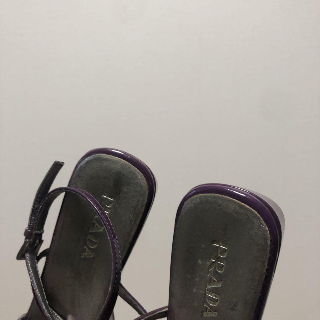 PRADA - PRADA ◇ プラダ サンダル パープル レディースの通販 PRADA - PRADA ◇ プラダ サンダル パープル レディースの通販
