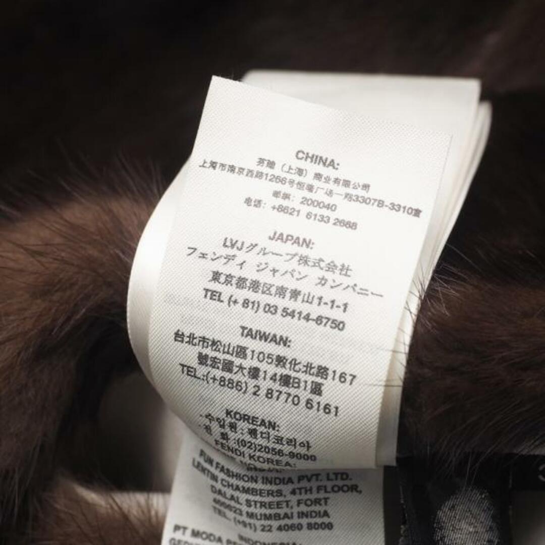FENDI - FENDI フェンディ コート サイズ38 ミンク MINK ファー FENDI - FENDI フェンディ コート サイズ38 ミンク MINK ファー