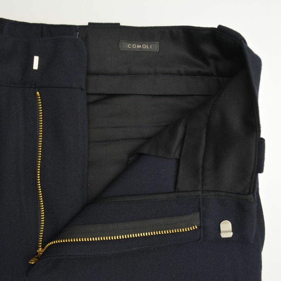 COMOLI - 【COMOLI】24AW A03-03023 ウールサージ パンツウール COMOLI - 【COMOLI】24AW A03-03023 ウールサージ パンツウール