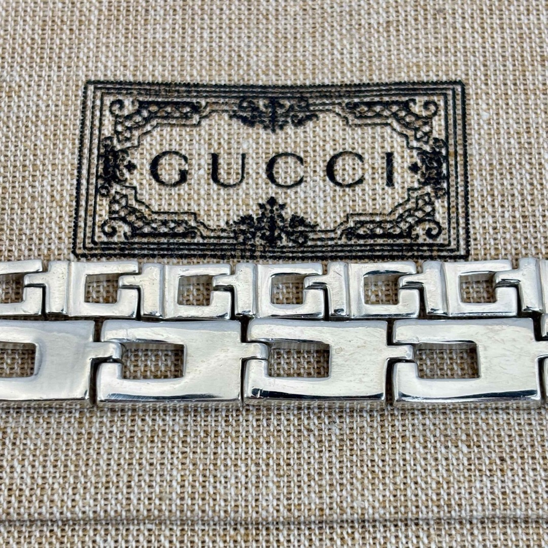 GUCCI - 【新品磨き】old GUCCI Gシェイプ ブレスレット GUCCI - 【新品磨き】old GUCCI Gシェイプ ブレスレット