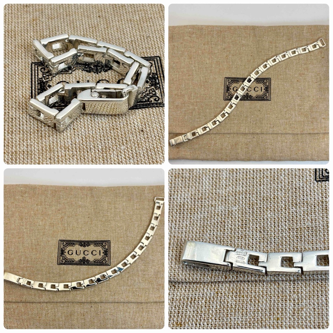 GUCCI - 【新品磨き】old GUCCI Gシェイプ ブレスレット GUCCI - 【新品磨き】old GUCCI Gシェイプ ブレスレット